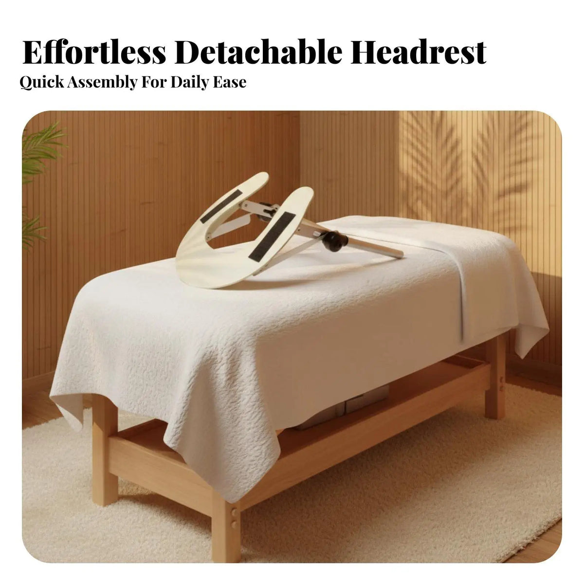Adjustable Facial Cradle Frame for Massage Table – Aluminum Massage Table Accessory PLUSH