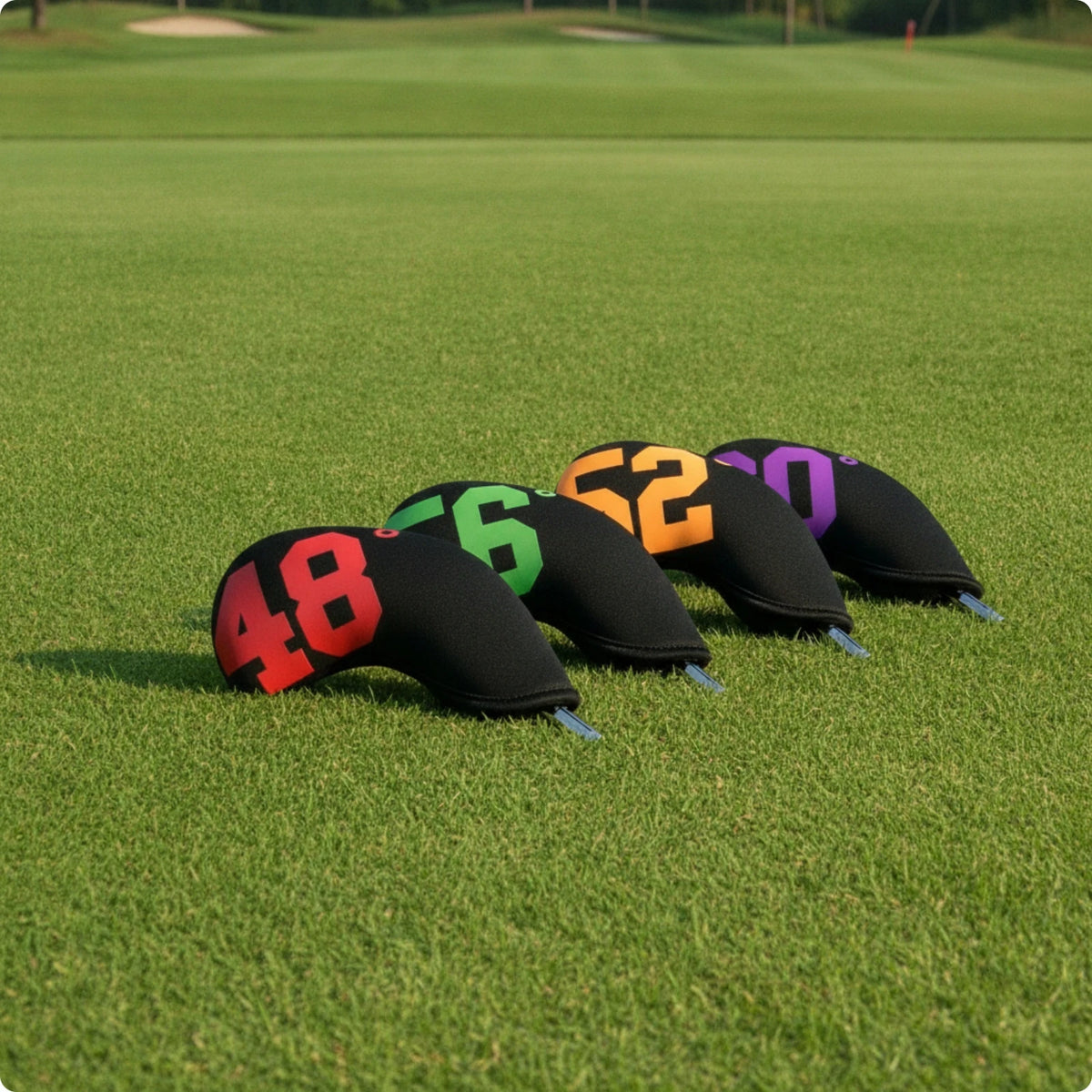 Golf Club Headcover – Durable & Stylish Head Cover for Travel Golf Club Headcover PLUSH Black Multicolor