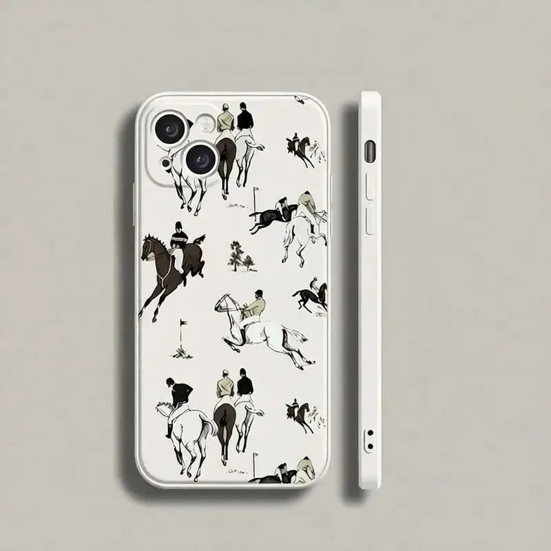 Anime Horse iPhone Case – Shockproof Silicone Cover All Models Phone Case PLUSH -2 iPhone17