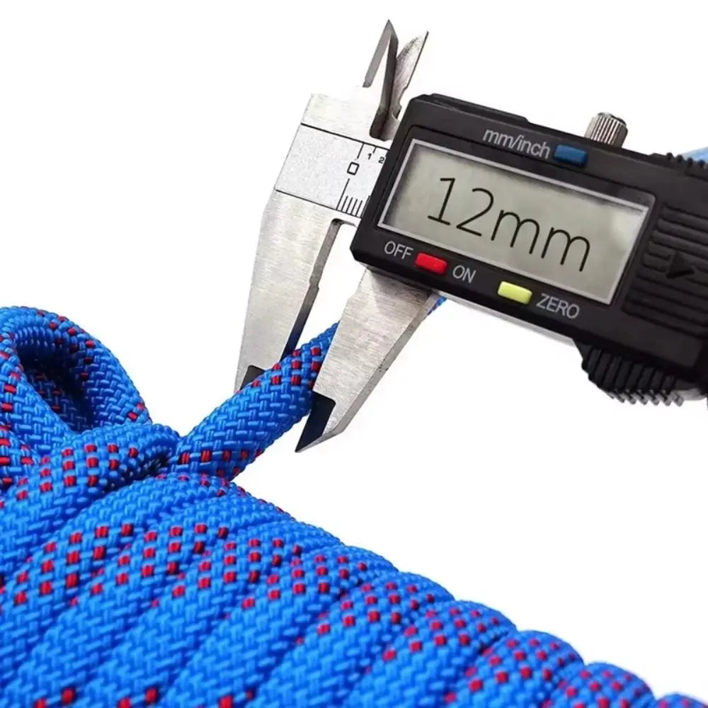 12mm Static Safety Rope – High Strength Climbing & Rescue Cord Static Climbing Rope PLUSH