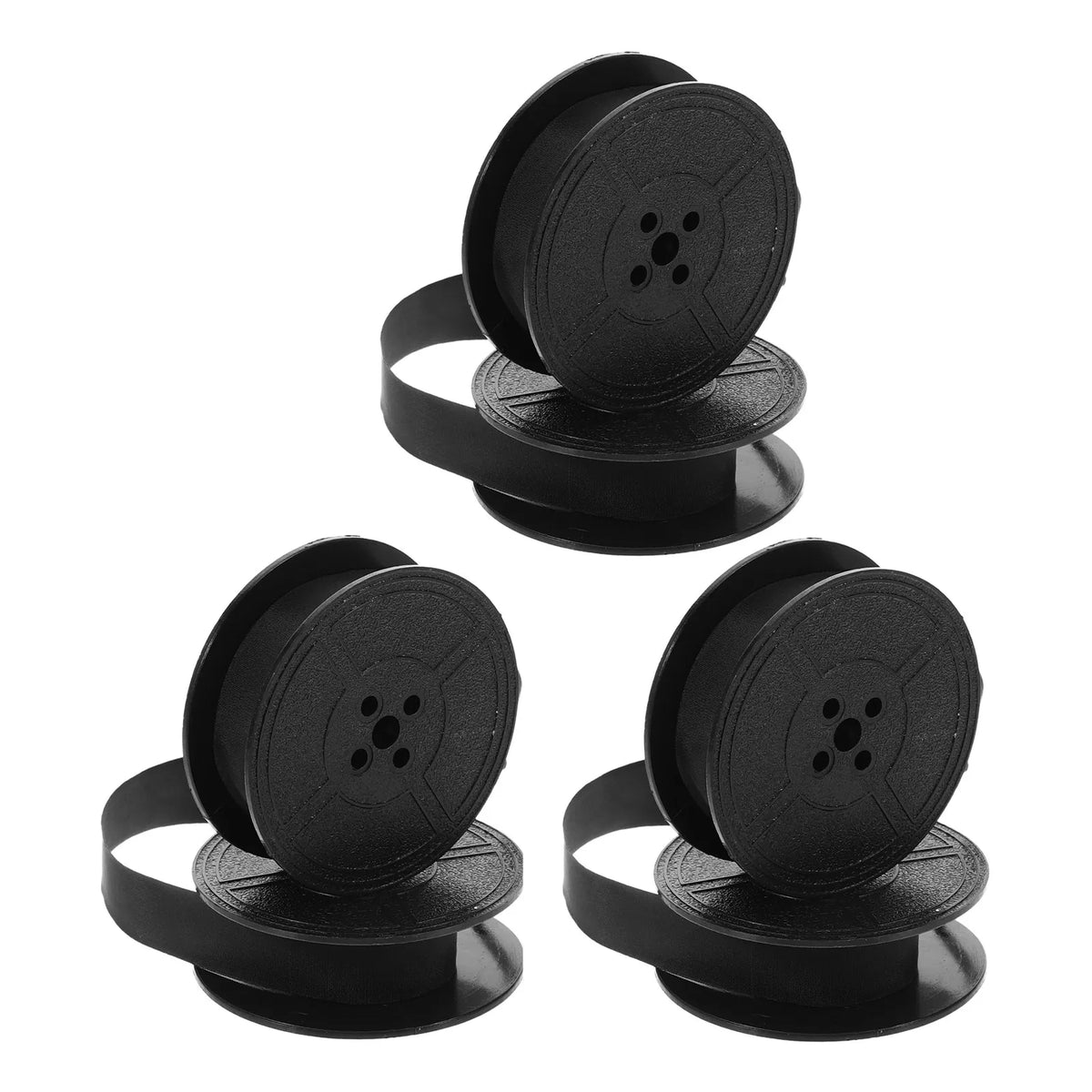 3-Pack Vintage Nylon Twin Spool Typewriter Ribbon Replacement Typewriter Ribbon PLUSH