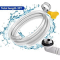 Portable AC Drain Hose Kit 3FT & 6FT | Air Conditioner Drain AC Drain Hose Kit PLUSH A1
