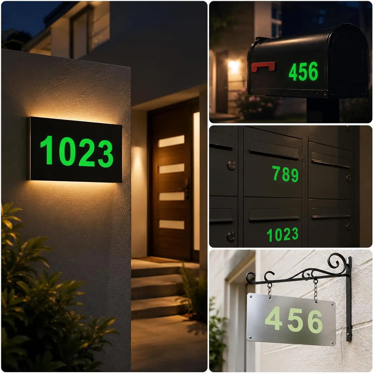 Glow in the Dark Number Wall Stickers – Luminous Decals Wall Decal Stickers PLUSH