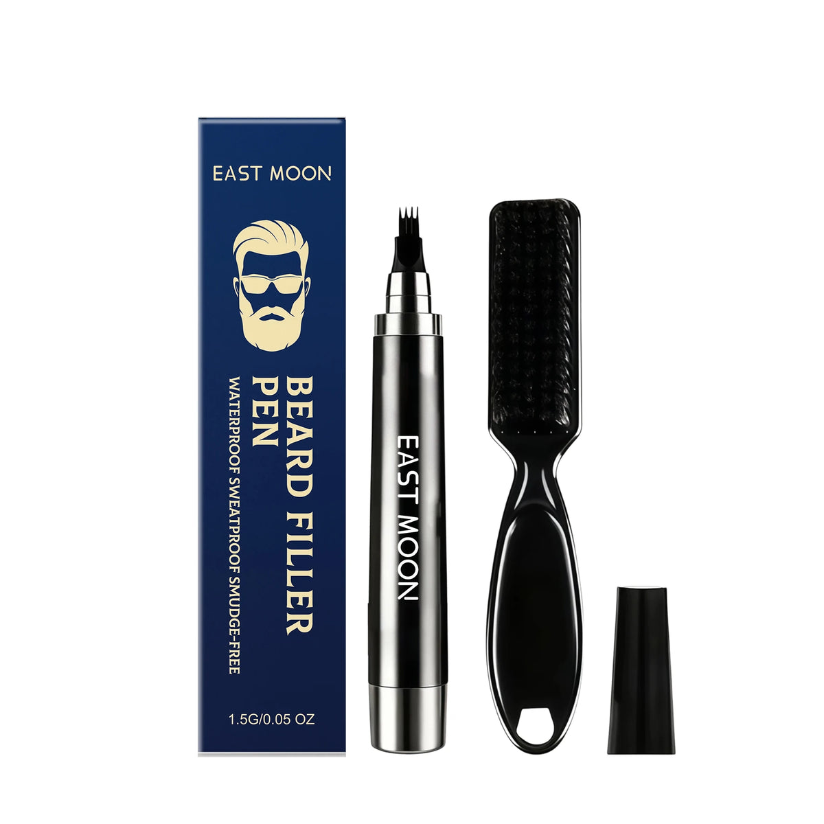 Waterproof Beard Filler Pencil Kit with Brush | Shape & Fill Beard Filler Pencil PLUSH 1 SET