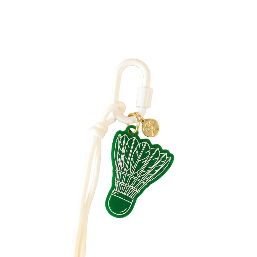 Woven Acrylic Sports Ball Keychain – Golf & Football Charm Keychain Charm PLUSH Style 1