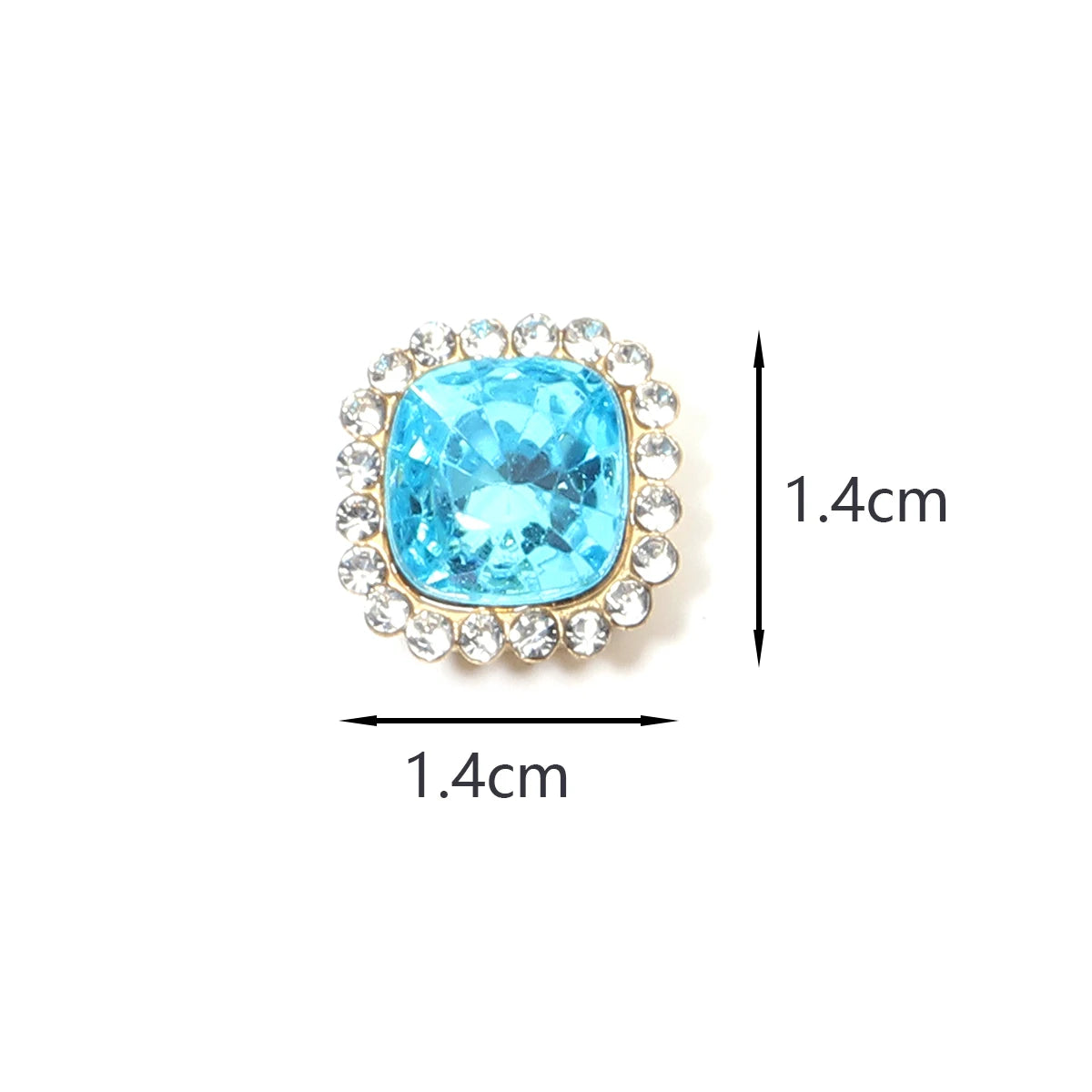 20pcs Square Sunflower Sew-On Acrylic Rhinestones – DIY Crafts Sew-On Rhinestones PLUSH