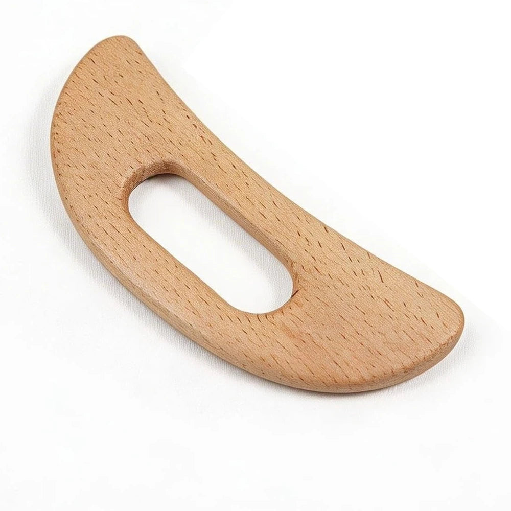 Wooden Gua Sha Body Massage Tool – Y & Moon Shape Scraper Gua Sha Massage Tool PLUSH Wooden A