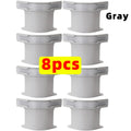 Bed Sheet Corner Clips – Non-Slip Tightener & Secure Holder Bed Sheet Clips PLUSH Grey 8Pcs