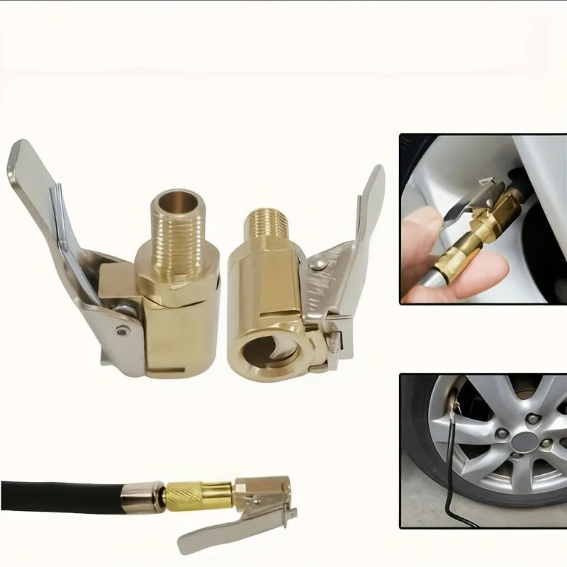 Brass Quick Release Air Chuck Tire Inflator Adapter US Thread Tire Inflator Adapter PLUSH
