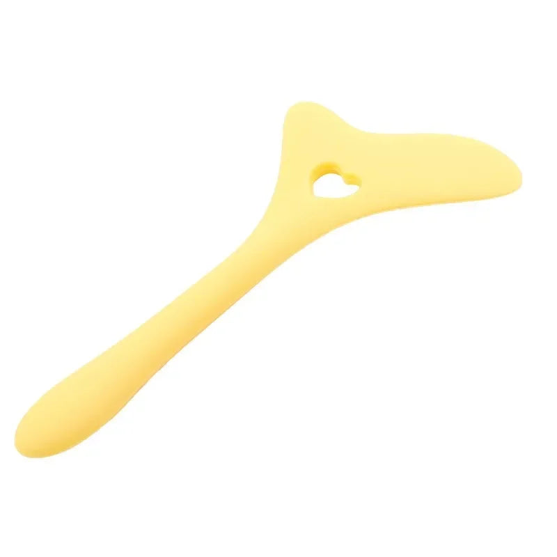 Silicone Eyeliner Stencil Wing Tip & Lip Makeup Aid Tool Eyeliner Stencil Tool PLUSH YELLOW
