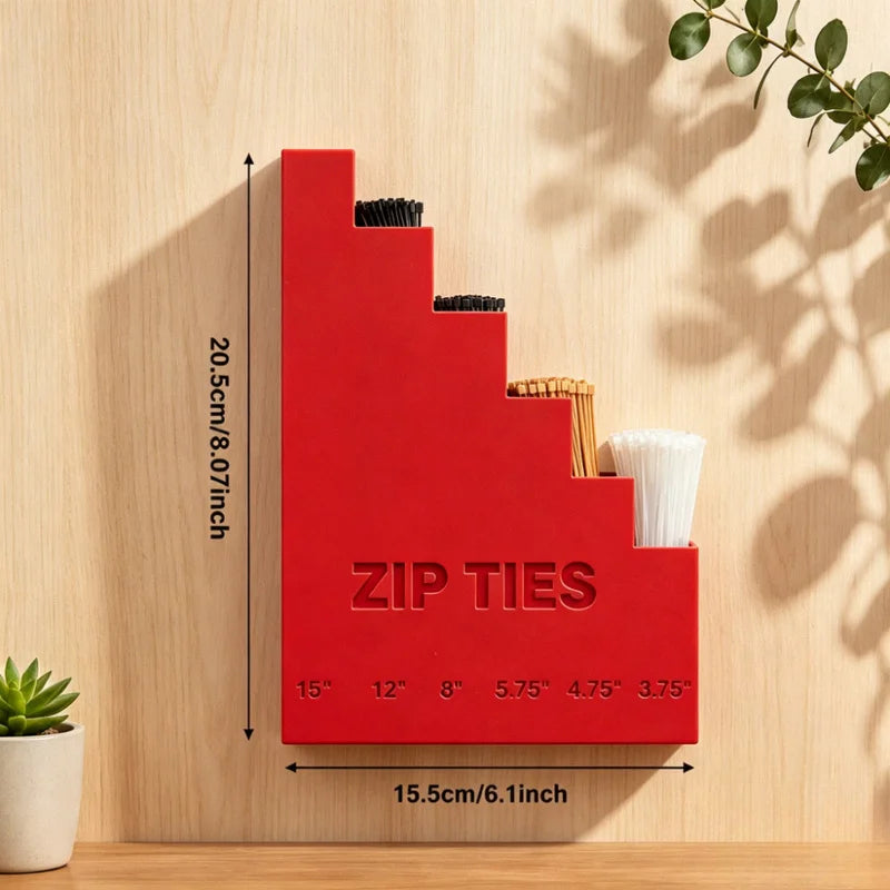 Wall Mount Zip Tie Organizer Rack – Multi-Layer Garage Storage Garage Storage Rack PLUSH