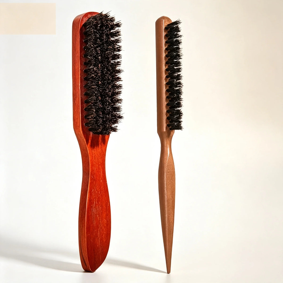 Wooden Bristle Hair Brush – Anti-Static, No-Tug Frizz Control Hair Brush PLUSH S L wooden comb