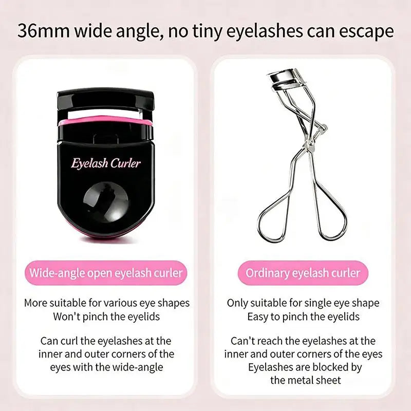 Natural Effect Eyelash Curler – Long-Lasting Curl Lash Tool Eyelash Curler PLUSH