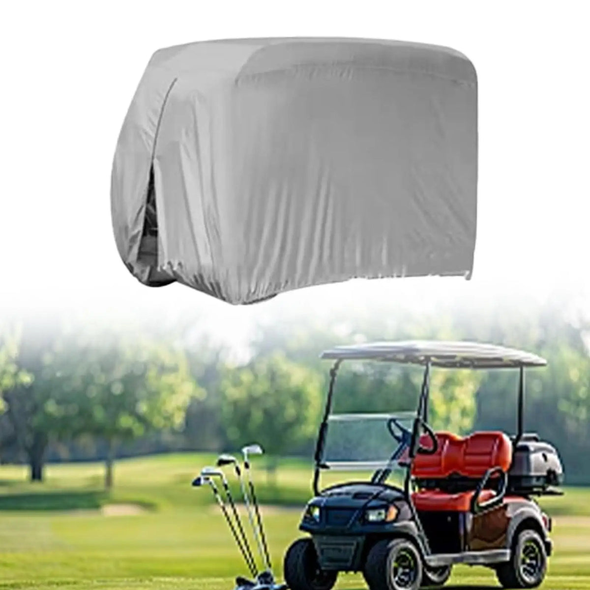 Heavy Duty Golf Cart Cover – Waterproof Oxford Cloth | 3 Sizes Golf Cart Cover PLUSH