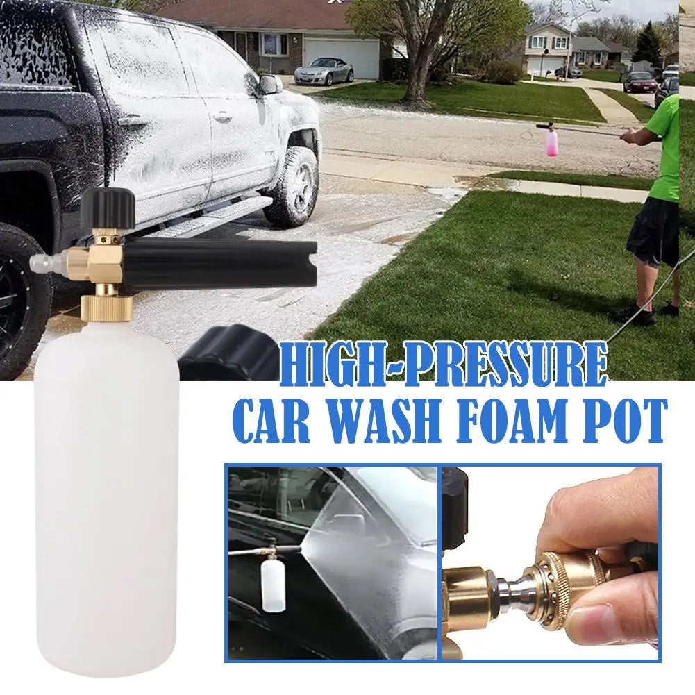 Foam Cannon 1/4" Quick Connect – Adjustable Car Wash Foam Gun Foam Cannon PLUSH