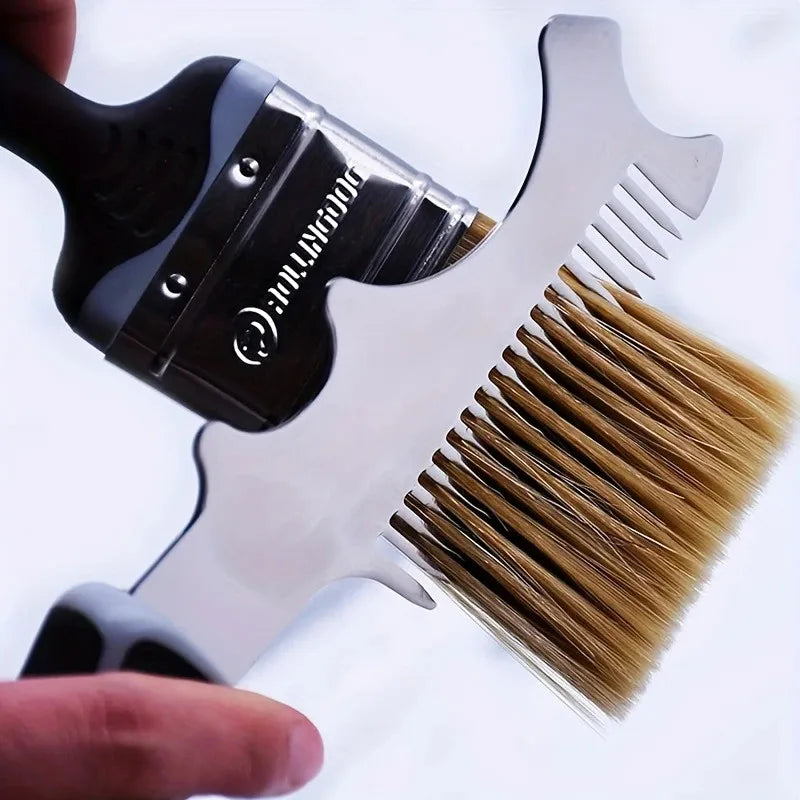 4-in-1 Paint Roller Cleaning Brush & Scraper Tool Paint Roller Tool PLUSH