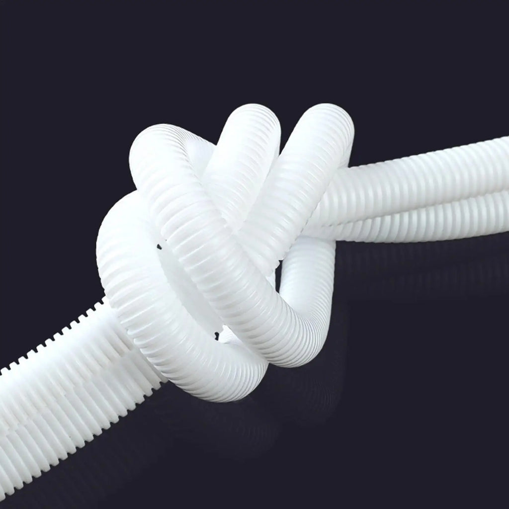 AC Drain Hose Thickened PE Corrugated Extension Drainpipe AC Drain Hose PLUSH