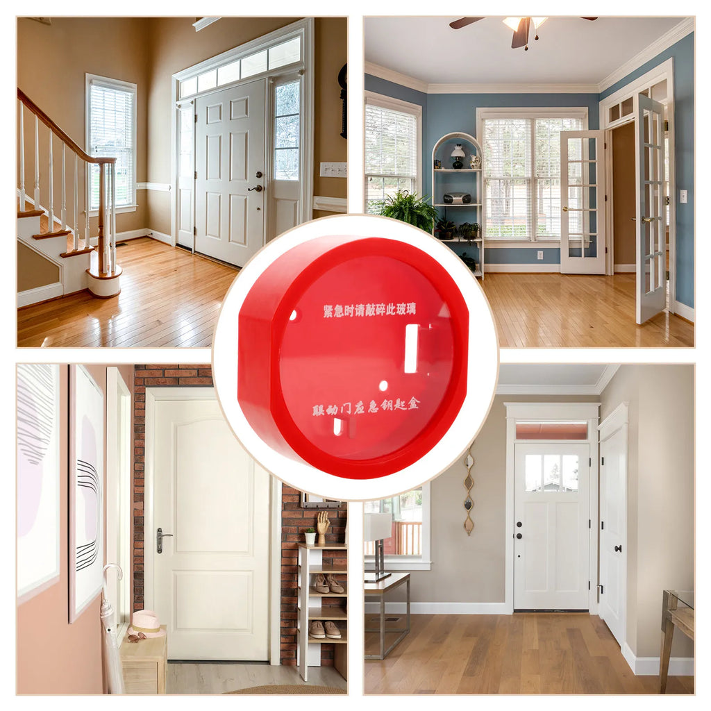 Wall-Mounted Fire Emergency Key Holder Box | Heavy Duty Emergency Key Box PLUSH