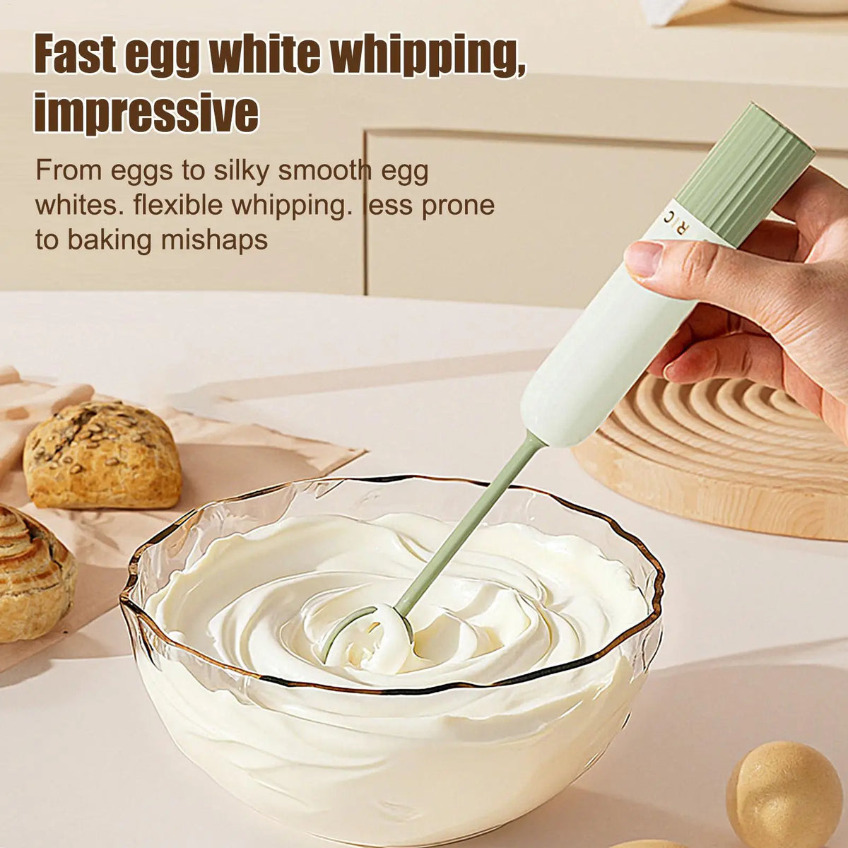 Handheld Electric Milk Frother & Coffee Whisk Mixer Milk Frother PLUSH