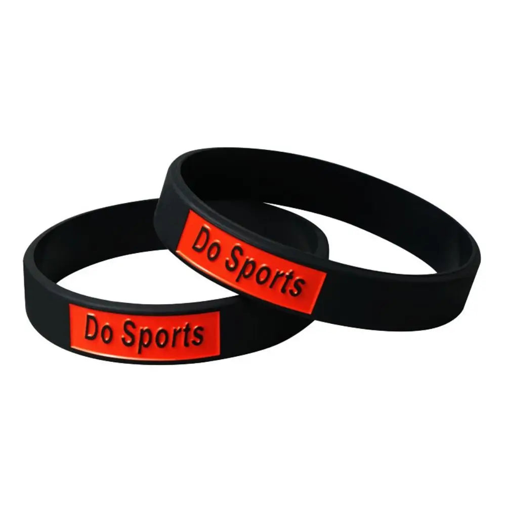 Silicone Sport Wristbands – Printed Engraved Fashion Bracelets Silicone Wristband PLUSH