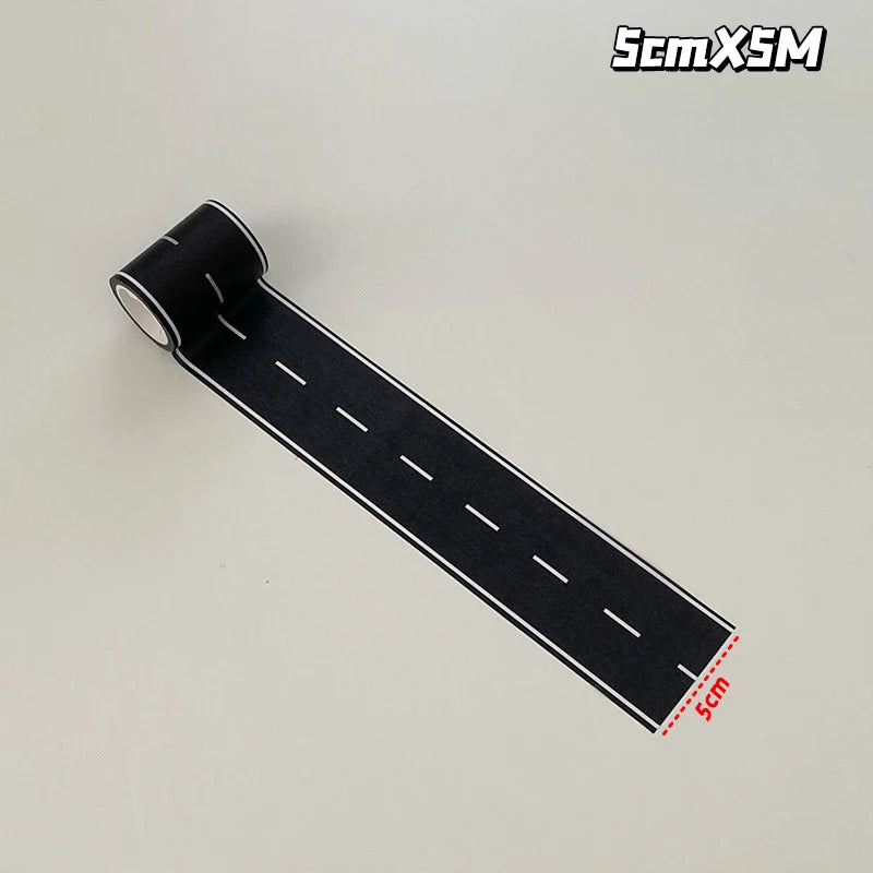 Reusable Cartoon Road Track Tape – Racing Party Decor Road Track Tape PLUSH A5