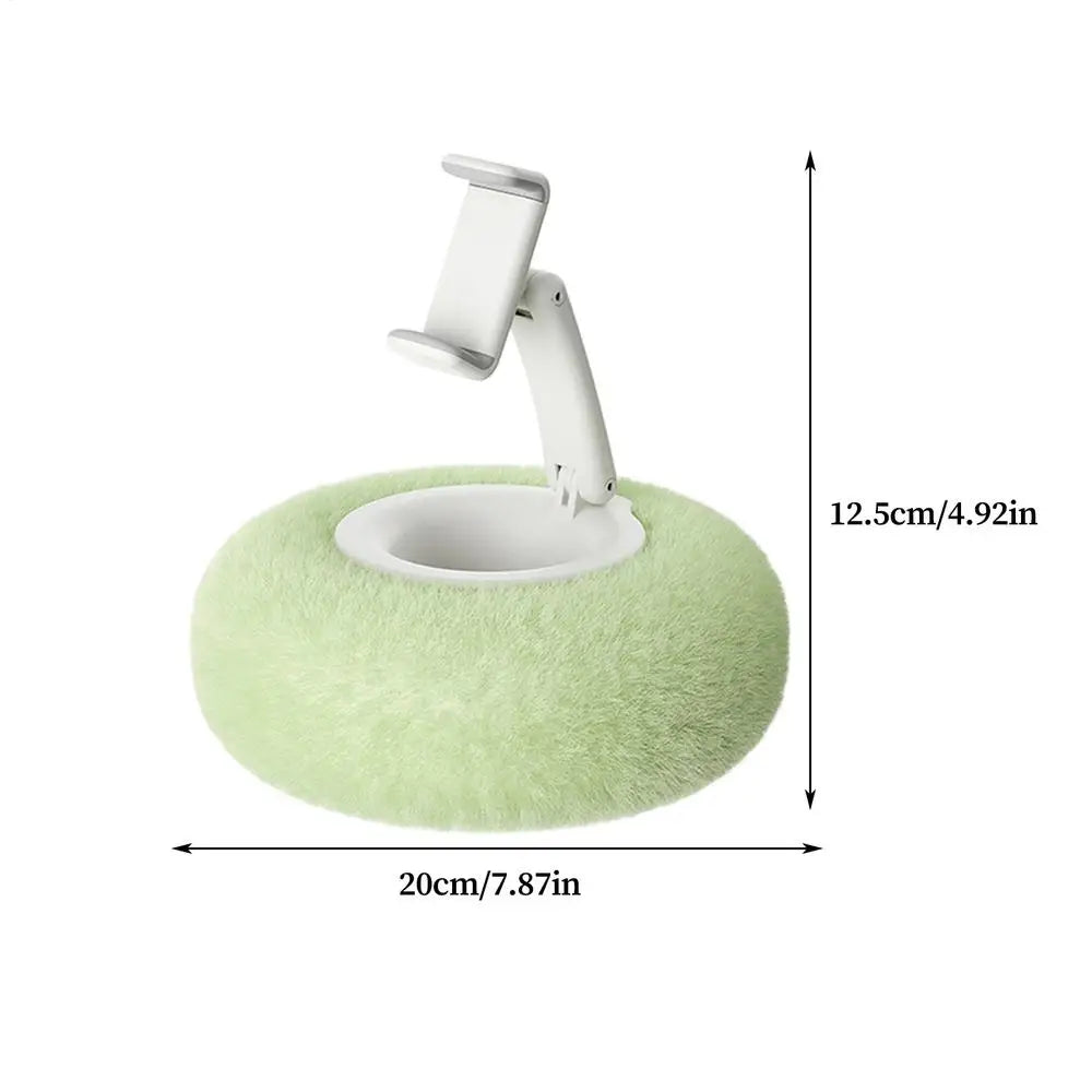 Plush Tablet Pillow Stand – Adjustable Phone & Tablet Holder Tablet Pillow Stand PLUSH Green