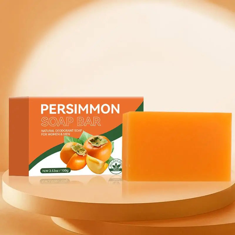 Persimmon Handmade Soap 100g – Natural Plant-Based Bar Natural Bar Soap PLUSH