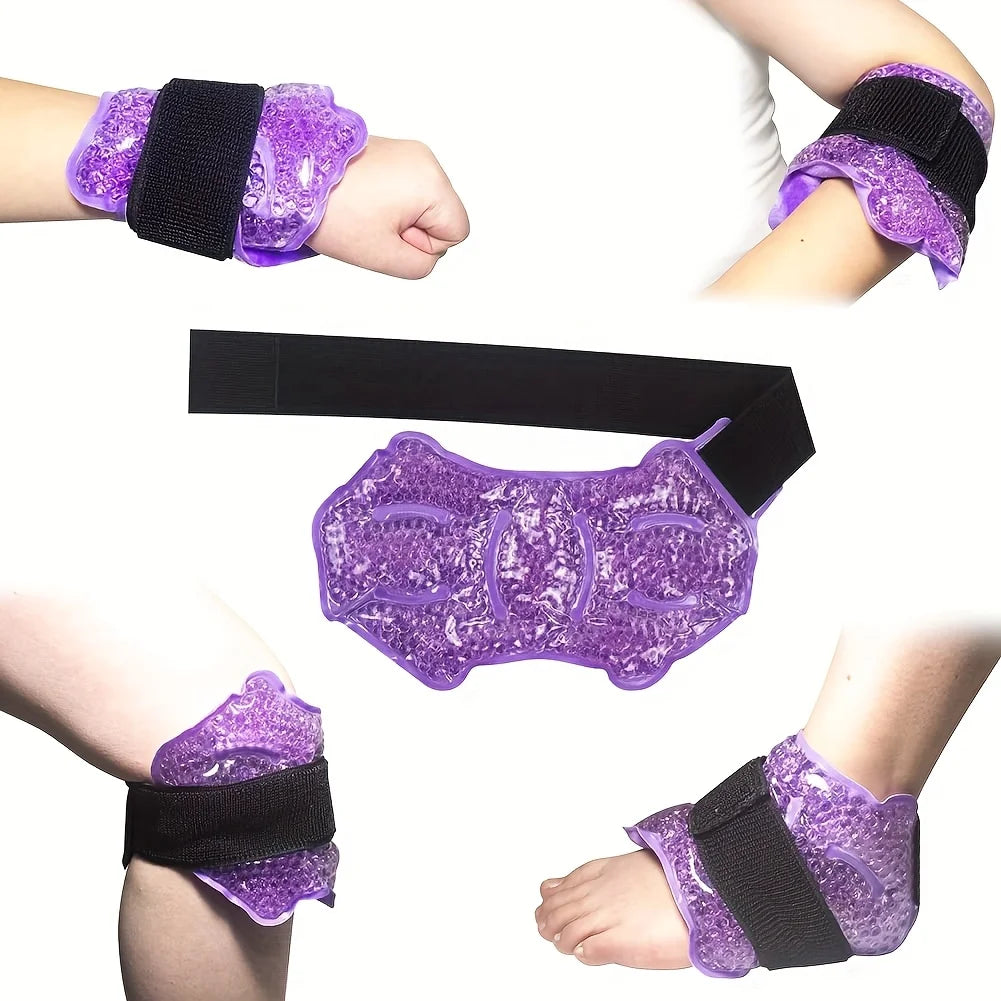 Reusable Hot & Cold Gel Pack – Ankle, Knee, Arm & Leg Wrap Hot Cold Gel Pack PLUSH