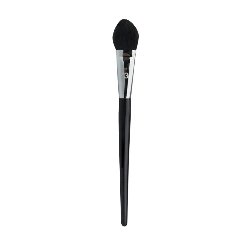 PLUSH No.73 Precision Flat Blush Brush – Soft Goat Hair Makeup Brush PLUSH 73 Blush Brush