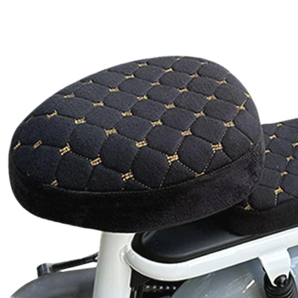 Winter Fleece Motorcycle Seat Cover – Thermal Cushion Pad Motorcycle Seat Cover PLUSH