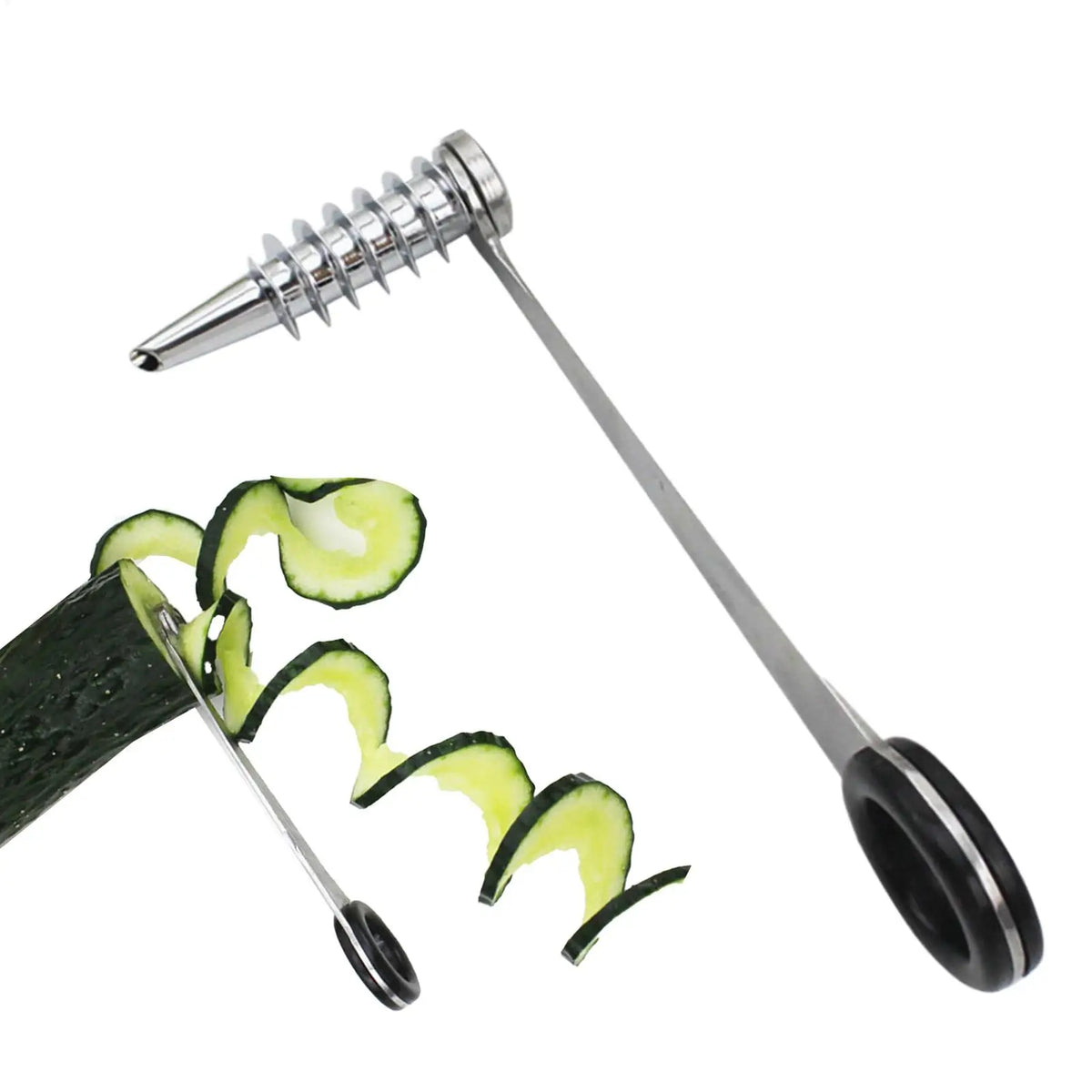 Spiral Vegetable Cutter – Portable Spiralizer for Potato & Veggies Vegetable Spiralizer PLUSH