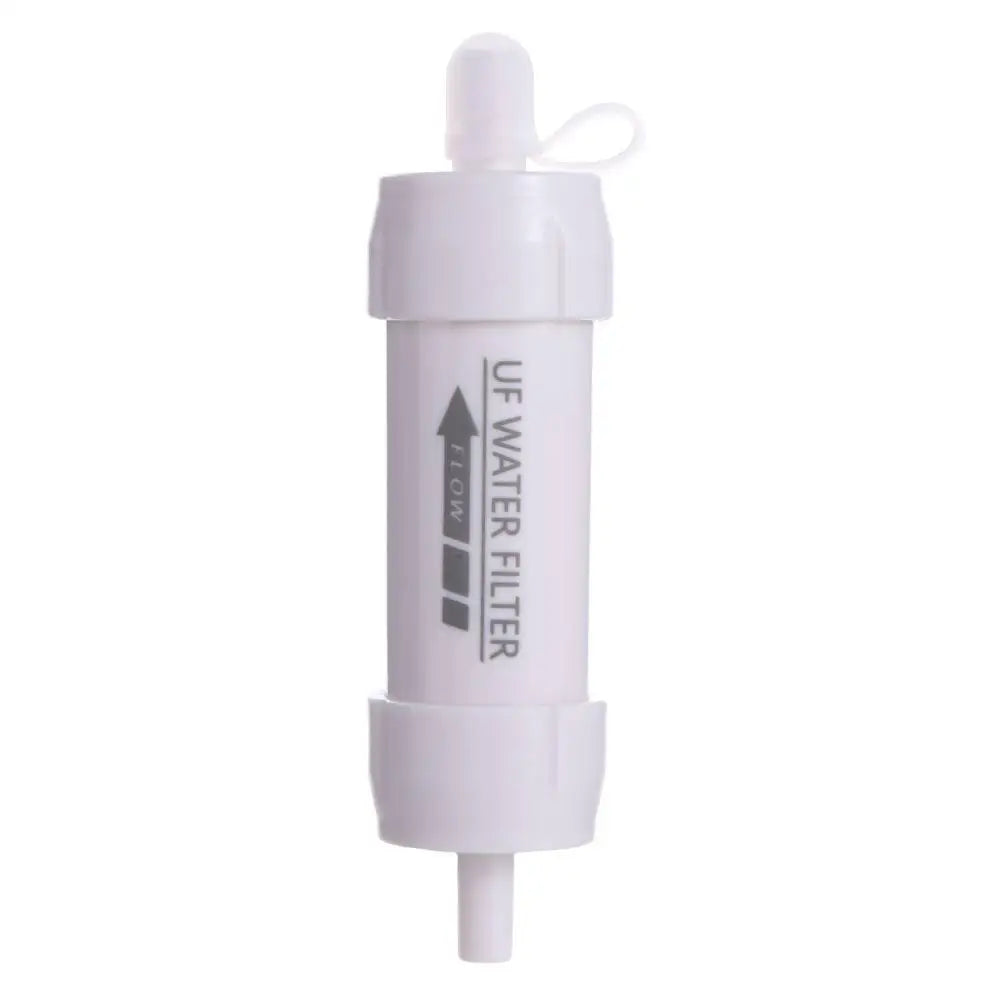 Portable Mini Water Filter Straw – 4000L Outdoor Purifier Water Filter Straw PLUSH white