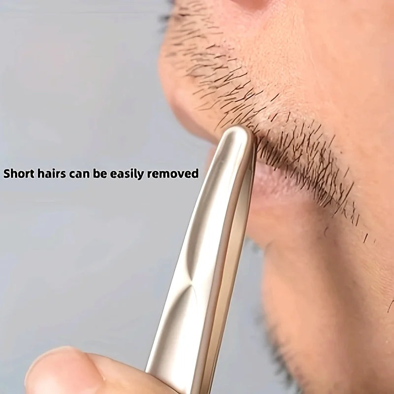 Ouriner Round Tip Tweezers – Eyebrow & Facial Hair Removal Eyebrow Tweezers PLUSH