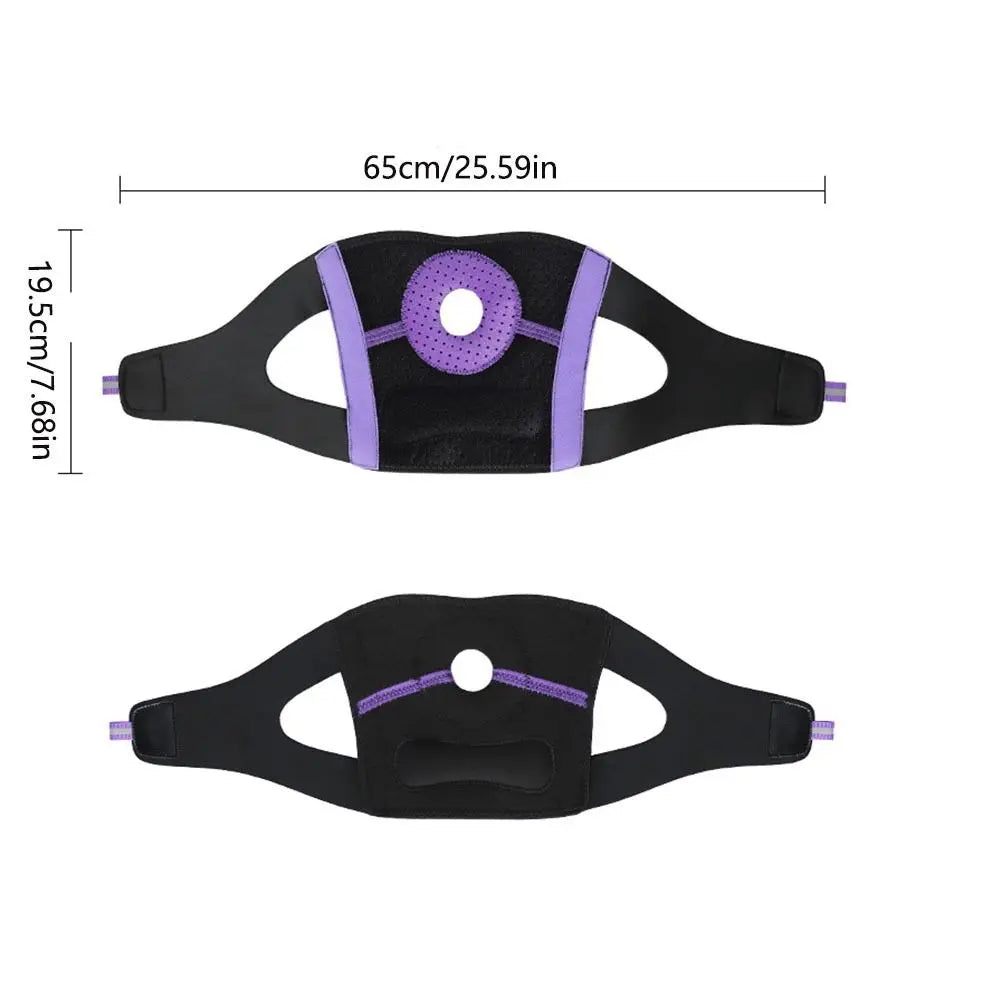 Adjustable Silicone Knee Brace – Breathable Anti-Slip Sports Support Sports Knee Brace PLUSH