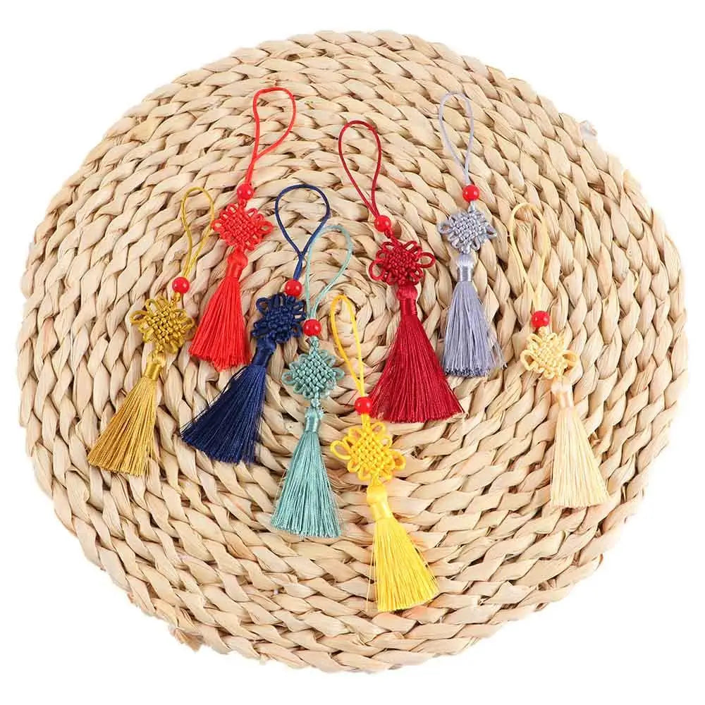 Chinese Knot Silk Tassel Pendant – DIY Craft & Home Décor Tassel Pendant Charm PLUSH