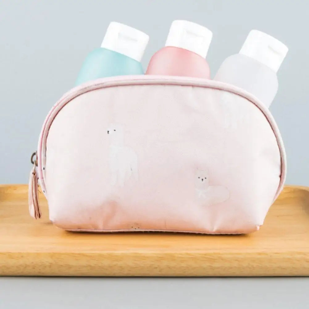 4-Pack Leak-Proof Silicone Travel Bottles | 60ml Refillable Set Travel Toiletry Bottles PLUSH