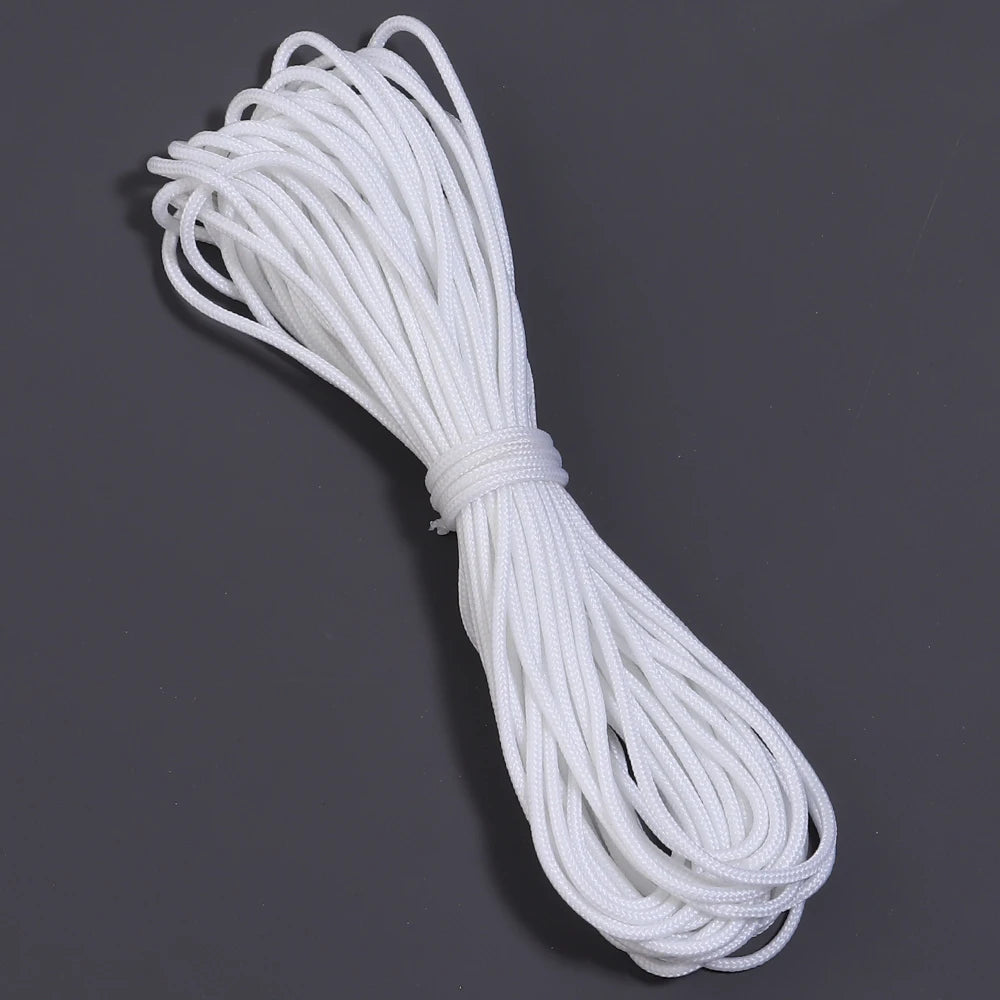10 Yards 2mm Polyester Braided Rope – DIY Drawstring Cord Braided Craft Cord PLUSH white
