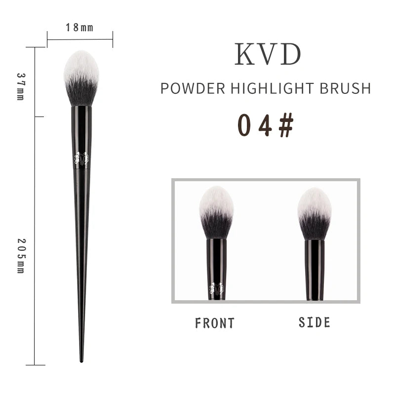 Kat Von D KVD Makeup Brush – Foundation, Blush & Eyeshadow Makeup Brush PLUSH 04 China Mainland