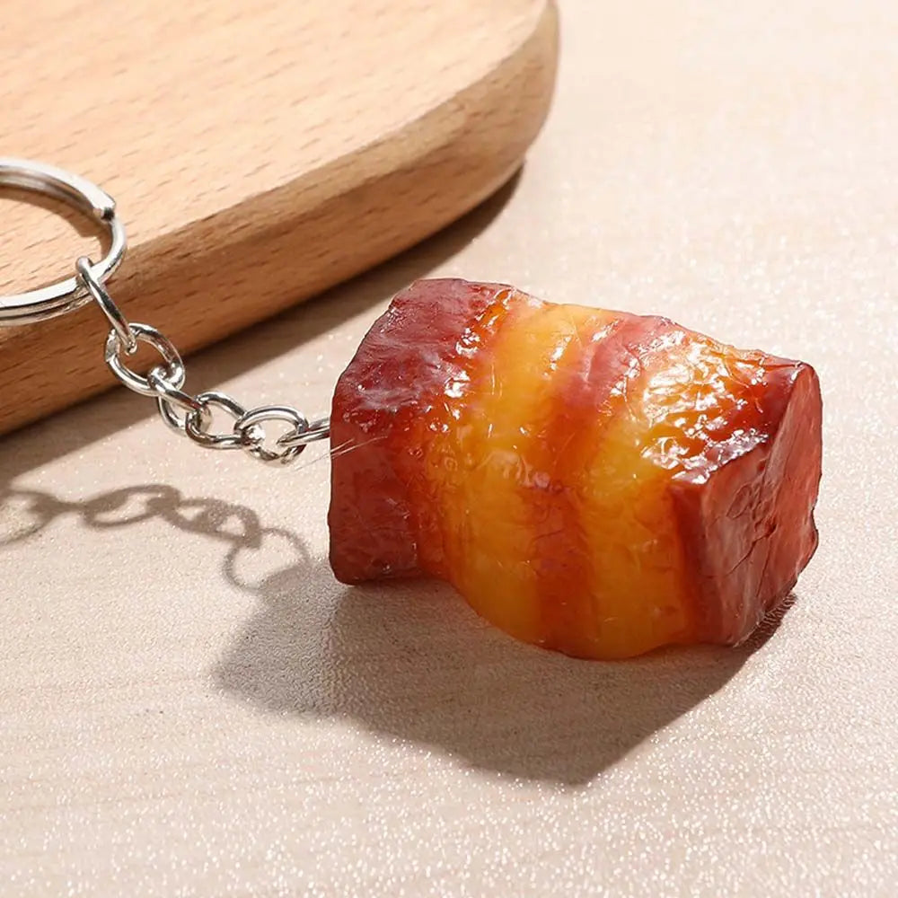 Simulation Food Keychain – Chicken Wings, Trotters & More Novelty Food Keychain PLUSH 03
