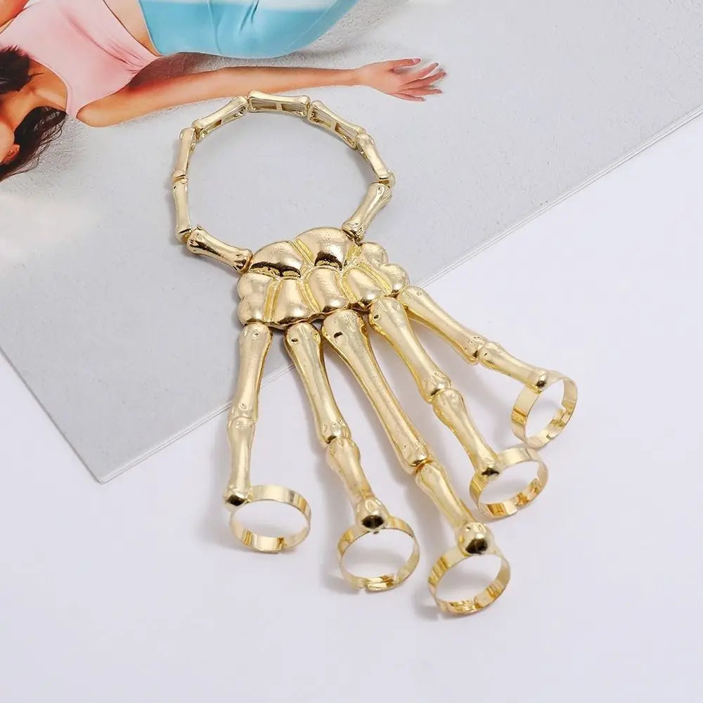 Ghost Hand Skull Claw Bracelet – Alloy Bangle for Women Fashion Bangle Bracelet PLUSH