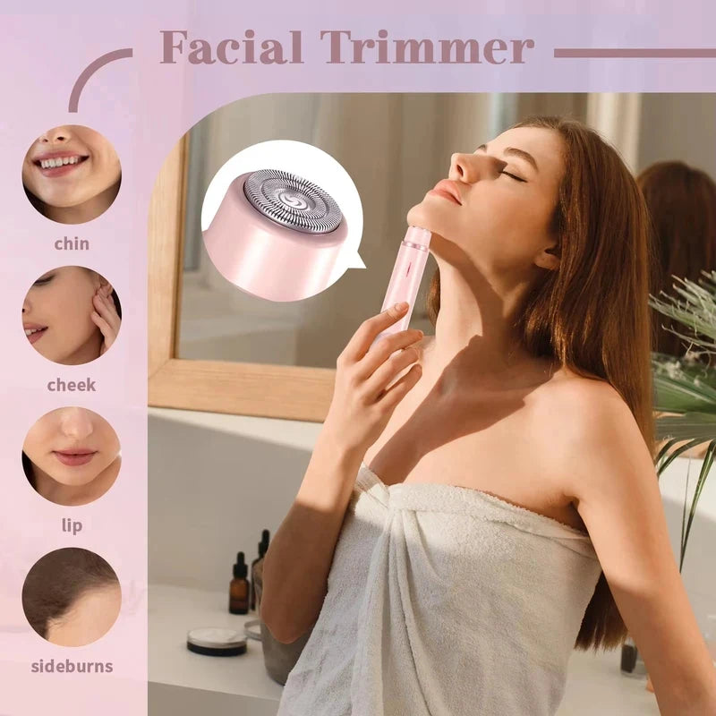 Women's Dual-Head Electric Shaver & Body Hair Trimmer Electric Body Shaver PLUSH