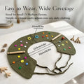 Bird Shoulder Protector Cape – Anti-Scratch Parrot Shawl Bird Shoulder Cape PLUSH Green