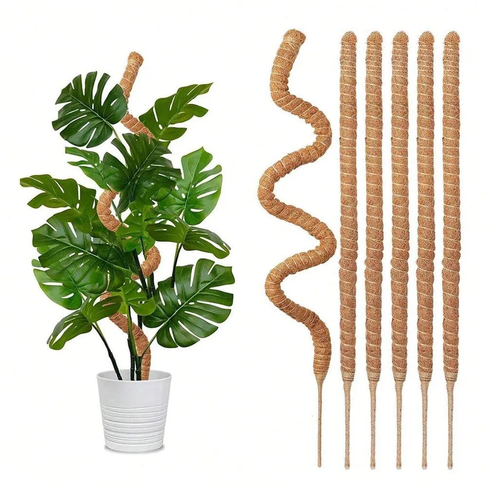 Bendable Moss Pole for Monstera & Climbing Plants | Indoor Trellis Plant Support Stake PLUSH