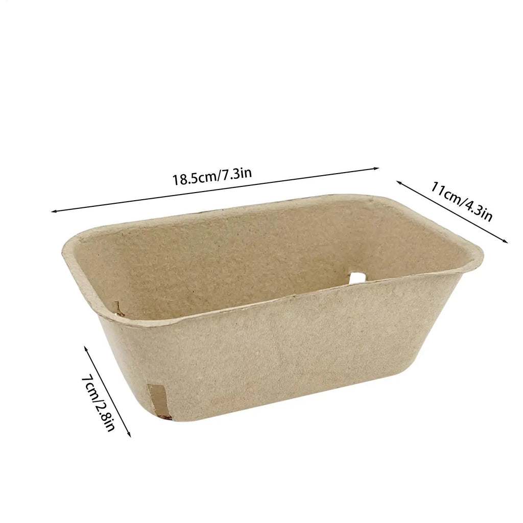 50pcs Paper Pulp Berry Baskets – Eco Fruit Storage Trays Fruit Storage Basket PLUSH
