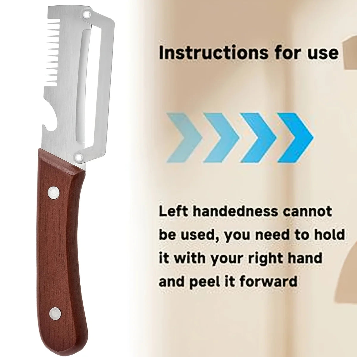 Stainless Steel Peeler & Bottle Opener 2-Piece Kitchen Set Kitchen Gadget Set PLUSH