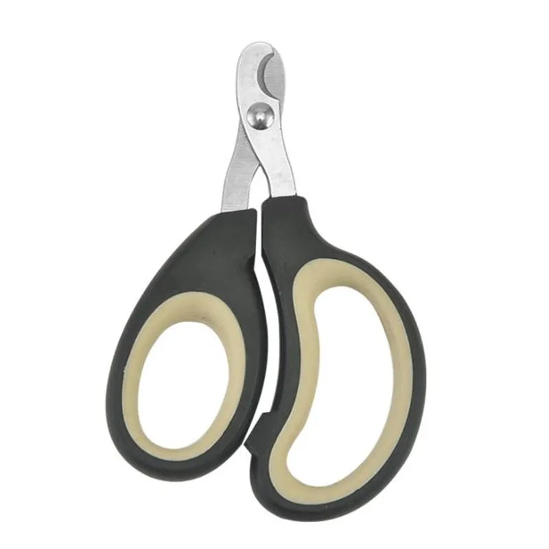 Professional Pet Nail Clippers for Small Dogs, Cats & Rabbits Pet Nail Clipper PLUSH Black Gray