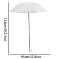 Plant Shade Umbrella with Metal Stake – UV & Rain Guard Garden Shade Umbrella PLUSH Beige