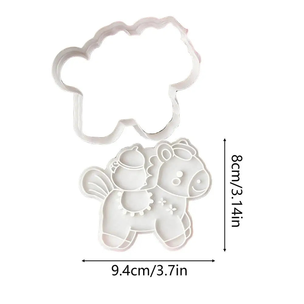2026 Year of the Horse Cookie Cutter – DIY Fondant Mold Cookie Cutter Mold PLUSH gourd