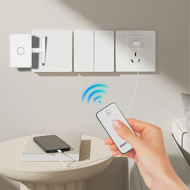 Wireless Smart Button Pusher – USB Rechargeable Remote Switch Smart Switch Robot PLUSH