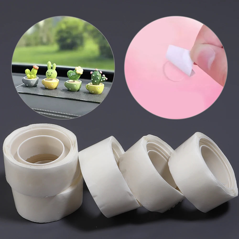 Soft Gel Double Sided Nano Dot Tape – Clear Removable Adhesive Craft Adhesive Tape PLUSH